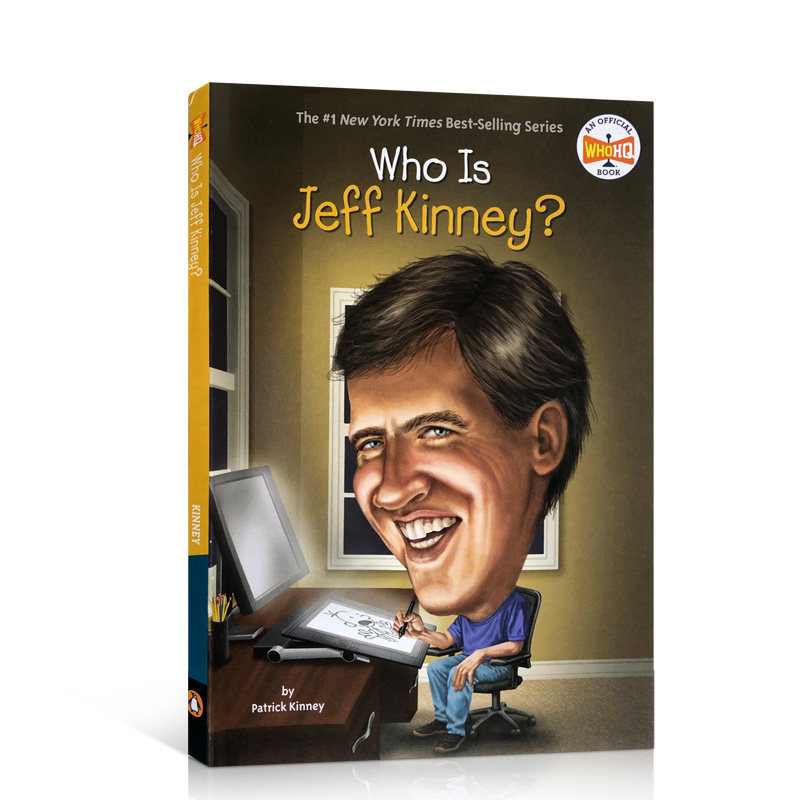 进口英文原版杰夫·金尼是谁? who is jeff kinney?