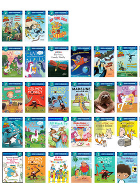 英文原版Step Into Reading Level 2阶36本美国兰登经典分级读物斯凯瑞系列 Richard Scarry儿童兰登书屋系列词汇图文认知