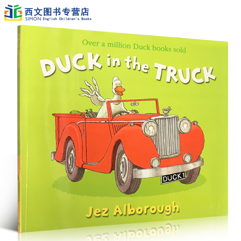 送音频进口英文原版绘本 Duck in the Truck 鸭子骑车记 凯特格林纳威大奖 常青藤爸爸推荐 儿童启蒙故事图画正版亲子睡前读物