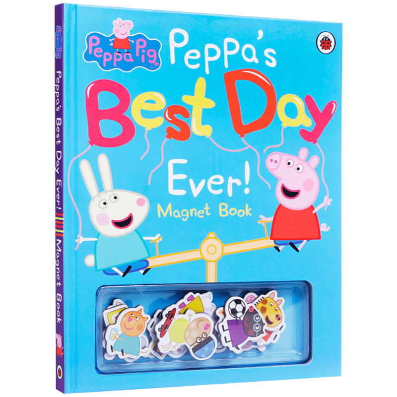 英文原版绘本 Peppa Pig: Peppa's Best Day Ever 粉红猪小妹小猪佩奇:佩奇的美好一天 儿童英语启蒙书Ladybird出版教育童书