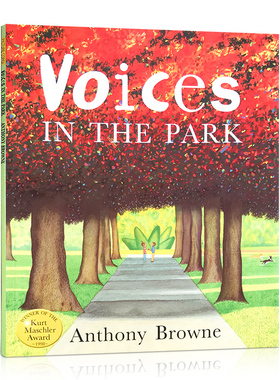 英文原版 Voices in the Park 公园里的声音（当乃平遇上乃萍）安东尼布朗绘本儿童益智启蒙阅读英语故事绘本亲子共读趣味童书