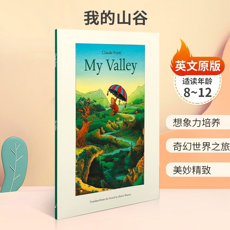 英文原版 My Valley 我的山谷 踏上了一段奇幻世界之旅 Elsewhere Editions 8-12岁青少年儿童魔幻奇幻冒险故事绘本平装