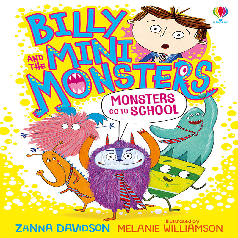 英文原版绘本 比利和迷你怪兽怪兽去学校billy and the mini monsters