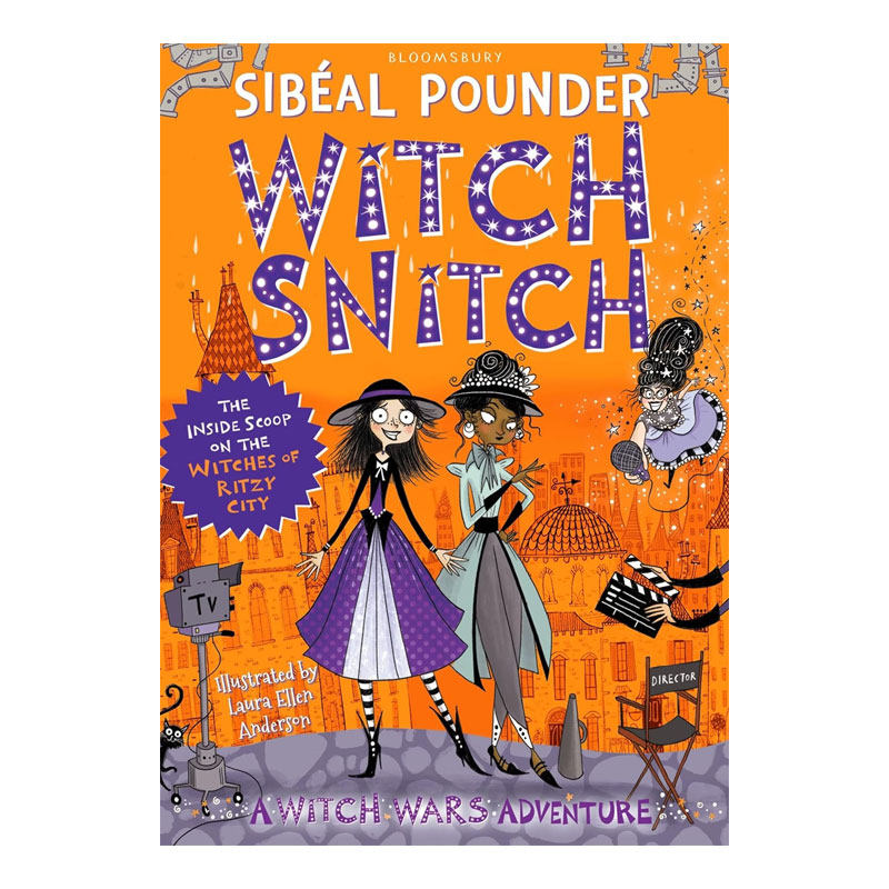 英文原版 Witch Wars #5: Witch Snitch女巫之战5 魔法冒险章节故事黑白插图 趣味故事 魔幻冒险平装桥梁章节书魔幻奇幻8-12岁