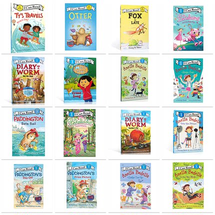 100元8本I can read第一阶段Level1系列英文原版Paddington帕丁顿熊Pinkalicious粉红控Amelia Bedelia糊涂女佣icanread分级阅读