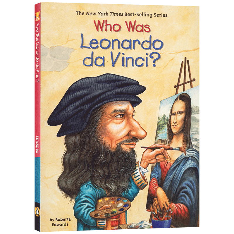 英文原版 谁是里奥纳多 达芬奇?Who Was Leonardo da Vinci? Who Was/Is 系列名人传记青少年小学生课外英语阅读正版进口书