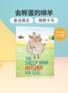 英文原版进口The Sheep Who Hatched an Egg会孵蛋的绵羊 3-5岁低幼儿童英语启蒙绘本亲子互动共读早教书 宝宝睡前童话故事书