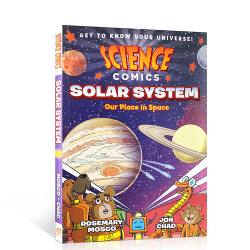 科学漫画 宇宙太空之太阳系 Science Comics Solar System 科普读物 儿童绘本图画书中小学生课外阅读认知 英文原版 hello STEM