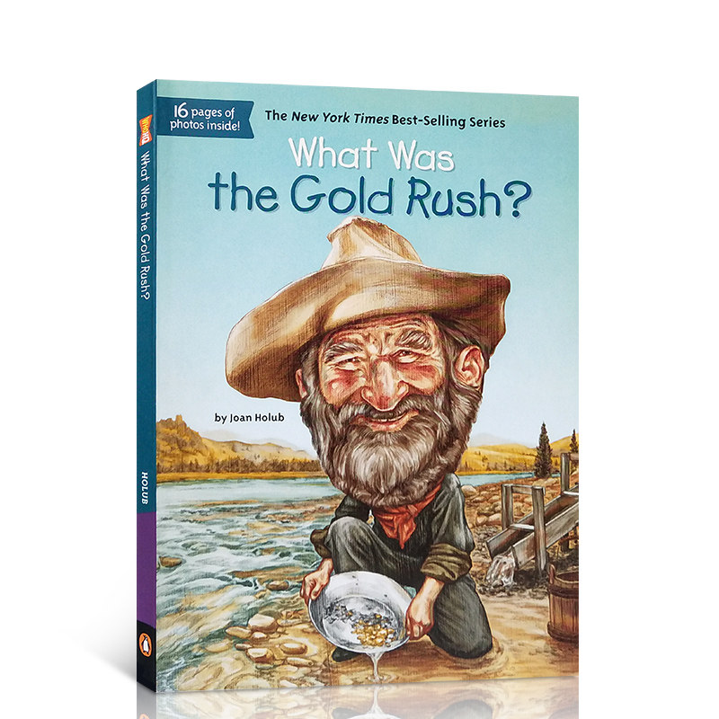 预售英文原版What Was the Gold Rush?淘金热是什么? 中小学生英语读物 Who Was/Is 系列历史事件科普故事书 青少年人文历史百科