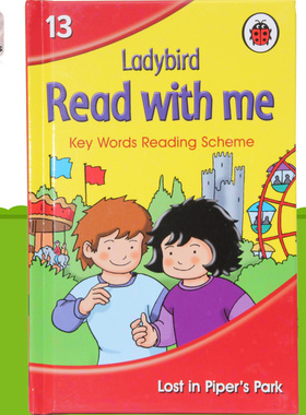 进口英文原版图画书Read With Me Lost in Piper's Park 跟我读13:在公园迷路培养基础字汇能力初学者必识300字儿童英语启蒙书精装