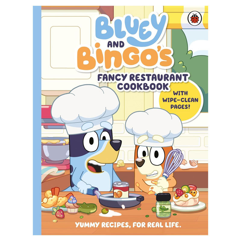 预售英文原版 Bluey: Bluey and Bingo’s Fancy Restaurant Cookbook 小蓝狗布鲁伊 美味的餐厅食谱 趣味简易食谱精装绘本 4-8岁