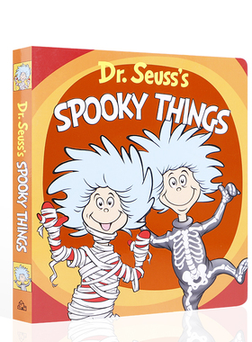 英文原版Dr. Seuss's Spooky Things苏斯博士的诡异事件低幼儿童英语启蒙认知图画书绘本撕不烂纸板书Random House Books正版进口