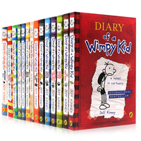 正版小屁孩的日记英文原版1-21全套Diary of a Wimpy Kid哭包日记20小学推荐桥梁书章节儿童文学插图童书幽默漫画 7-12岁小说