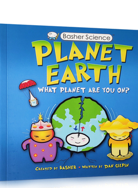 英文原版 好玩的科学书 地球 Basher Science Planet Earth  认识地球 What Planet Are You On?你在哪个星球