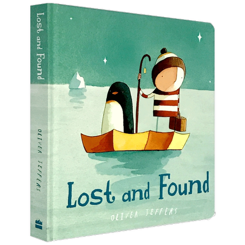 英文原版绘本纸板书 Lost and Found 远在天边 迷路的小企鹅Oliver Jeffers 奥利弗杰夫斯