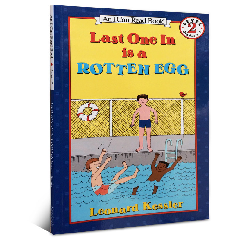 送音频i can read系列汪培珽推荐绘本英文原版读物:last one in is a