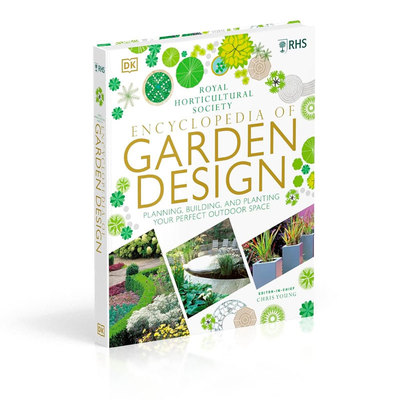 英文原版 RHS Encyclopedia of Garden Design DKRHS 花园设计百科全书 科普百科