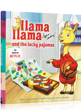 英文原版Llama Llama and the Lucky Pajamas 羊驼拉玛和幸运睡衣 儿童启蒙睡前晚安故事书籍亲子早教育儿读物