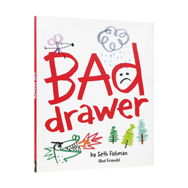英文原版 Bad Drawer 坏画手 获奖插画家作品 Penguin Workshop出版 4-8岁儿童宝宝启蒙益智幽默有趣精装绘本