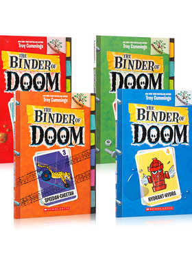 英文原版学乐大树系列Binder of Doom系列4本Brute-Cake/Boa Constructor/Speedah-Cheetah/Hydrant-Hydra 儿童桥梁章节漫画书