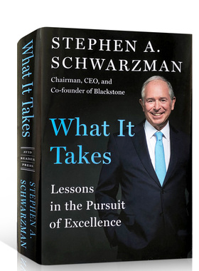 现货 苏世民：我的经验与教训黑石集团苏世民自传回忆录What It Takes 英文原版 史蒂夫施瓦茨曼Stephen Schwarzman精装百事通