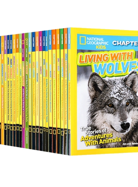英文原版进口National Geographic Kids Chapters美国国家地理初级系列28本 儿童英语课外阅读读物少儿科普百科全书平装图鉴图画书
