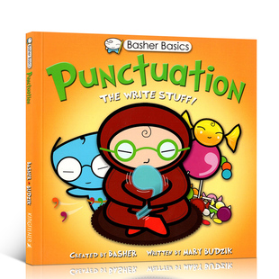 Books Write 绘本 basics 东西 科学书儿童英语启蒙图画书 英文原版 写作 Punctuation Basher 书籍 Stuff The 好玩 标点符号