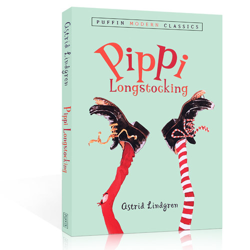 预售英文原版 Pippi Longstocking 长袜子皮皮系列8-12岁学童阅读启蒙 桥梁书 小说英文版8-12岁儿童章节书进口英语书籍课后