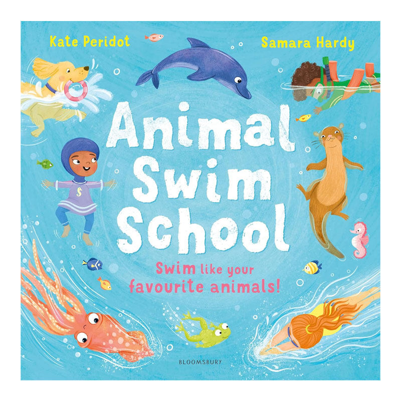 英文原版 Animal Swim School 动物游泳学校 学习像你最喜欢的动物一样游泳科普知识 动物事例平装 绘本科普入门/了解世界 4-8岁