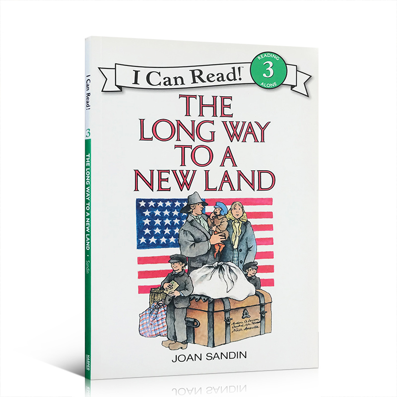 【送音频】英文原版 汪培珽推荐第四阶段绘本I Can Read, Level 3 The Long Way to a New Land去往新世界 儿童英语课外读物故事书