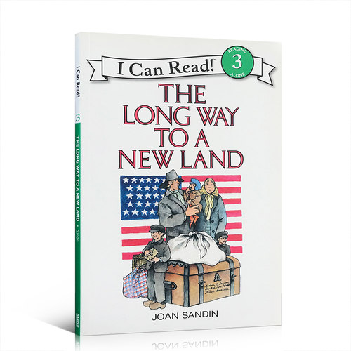 【送音频】英文原版 汪培珽推荐第四阶段绘本I Can Read, Level 3 The Long Way to a New Land去往新世界 儿童英语课外读物故事书