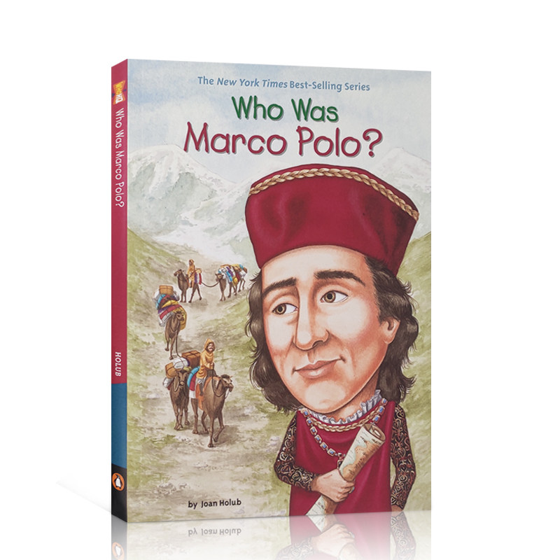 进口英文原版谁是马可波罗？Who Was Marco Polo? Who Was/Is 系列 人物传记名人企鹅童书人物百科故事中小学生英语读物平装图文书