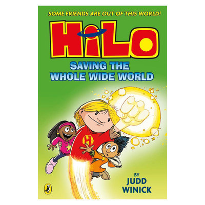 预售英文原版Hilo #2: Saving the Whole Wide World希罗2 拯救广阔的世界爆笑冒险漫画全彩动作冒险 科幻冒险平装10-14岁