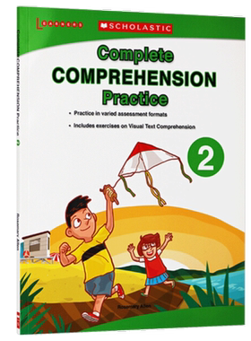 英文原版 Scholastic 学乐出版 Complete Comprehension Practice 2 小学生2年级 附答案 小学英语阅读理解实践练习册 课外作业