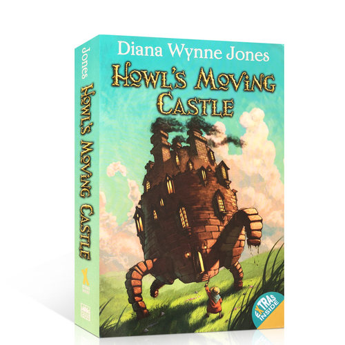 英文原版哈尔的移动城堡三部曲第一部Howl's Moving Castle中小学课外阅读小说宫崎骏同名动画电影原著青少年奇幻正版10-14岁