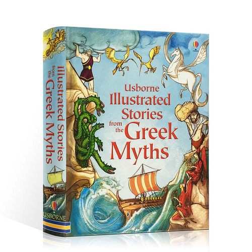 英文原版绘本Illustrated stories from the Greek myths古希腊神话故事合集Usborne尤斯伯恩学生英语课外阅读读物全彩插画版