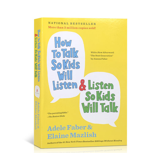 How to Talk So Kids Will Listen Talk 如何说孩子才会听怎么听孩子才肯说 英文原版进口英语育儿家庭教育书籍 英文版