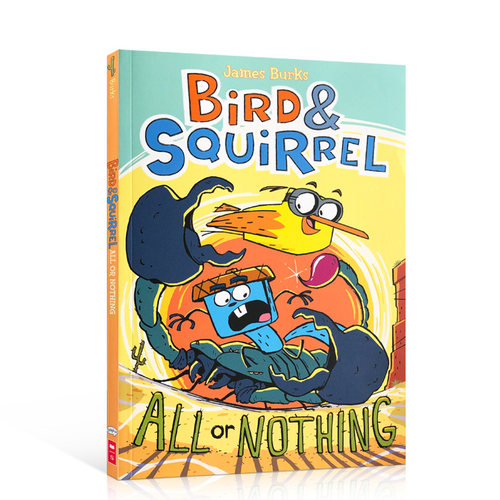 Bird and Squirrel All Or Nothing英文原版小鸟和松鼠系列全彩卡通故事 3-6-9岁儿童漫画书卡通趣味幽默绘本