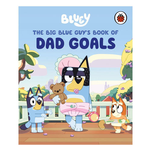 预售英文原版 Bluey: The Big Blue Guy's Book of Dad Goals 父亲的目标 小蓝狗布鲁伊了解如何成为爸爸的目标故事精装绘本 4-8岁