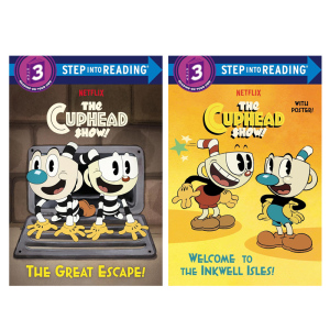 英文原版兰登分级阅读三级Step into Reading Welcome to the Inkwell Isles!/The Cuphead Show!:The Great Escape!茶杯头兄弟2册