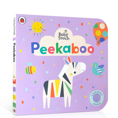 进口英文原版 Baby Touch: Peekaboo 躲猫猫 幼儿认知启蒙读物 撕不烂 宝宝英文启蒙 撕不烂 宝宝大开本纸板触摸书