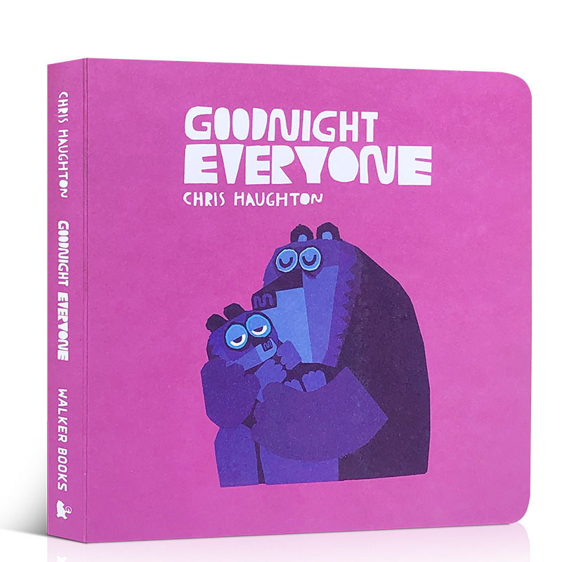 预售英文原版绘本 Goodnight Everyone 晚安，各位 Chris Haughton克里斯霍顿 故事情节逗趣 亲子早教启蒙 纸板书