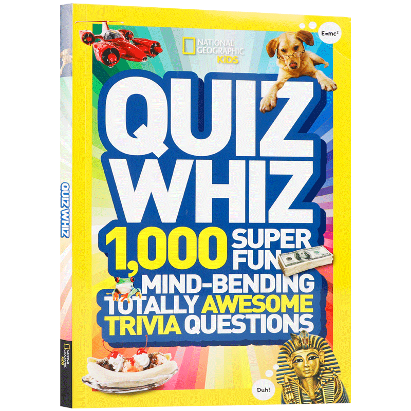 National Geographic Kids Quiz Whiz #1 国家地理儿童智力测验1 英文原版绘本科普百科扩展阅读 儿童启蒙英语学习课外书籍6-9岁