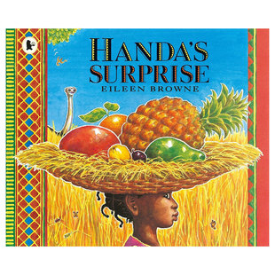预售英文原版Handa's Surprise汉达的惊喜汉达准备给朋友的水果惊喜精美绘本 明亮色彩 插图丰富平装2-6岁