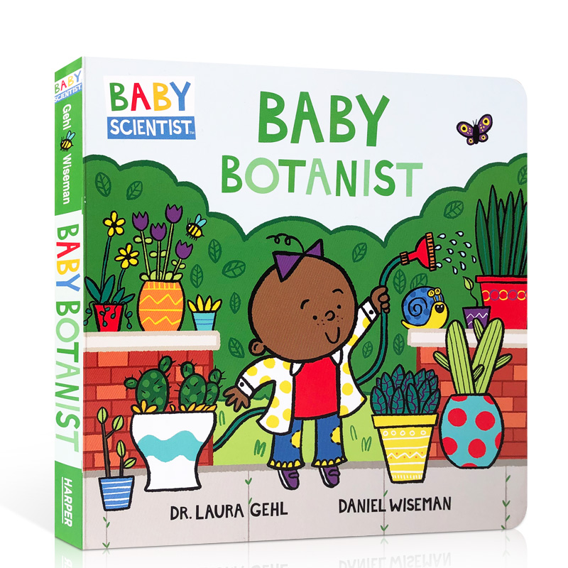 英文原版 Baby Scientist：Baby Botanist科学家宝宝系列婴儿植物学家植物考古百科知识绘本幼儿STEM启蒙科普图画书