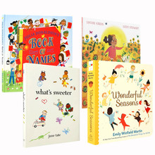 英文原版心灵美育绘本 系列4本What's Sweeter/Wonderful Seasons 纸板 4-8岁儿童宝宝启蒙温暖治愈生活体验精装纸板书