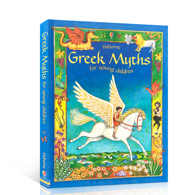 Usborne英文原版Greek myths for young children希腊神话尤斯伯恩图书插图故事书精装儿童绘本学生课外读物正版进口书4-9岁