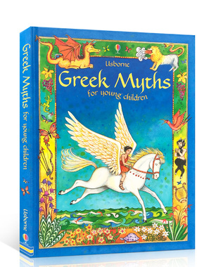 Usborne英文原版Greek myths for young children希腊神话尤斯伯恩图书插图故事书精装儿童绘本学生课外读物正版进口书4-9岁