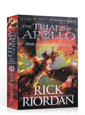 预售送音频第五季波西杰克逊系列英文版The Trials of Apollo2阿波罗的审判三部曲第二卷The Dark Prophecy黑暗寓言percy Jackson