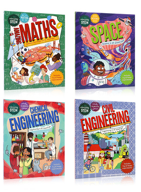 英文原版Everyday STEM日常科学系列数学Amazing Maths空间Space化学工程Chemical Engineering土木Civil10-14岁青少年中小学科普